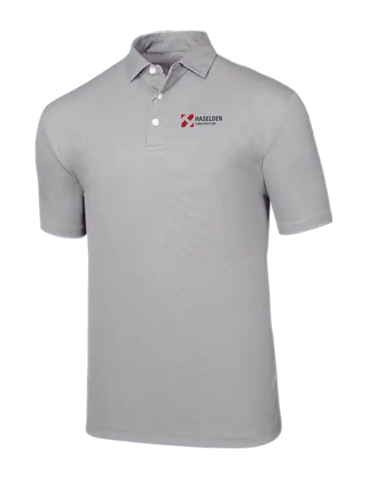 Callaway Birdseye Light Grey Polo w/Haselden Construction Logo