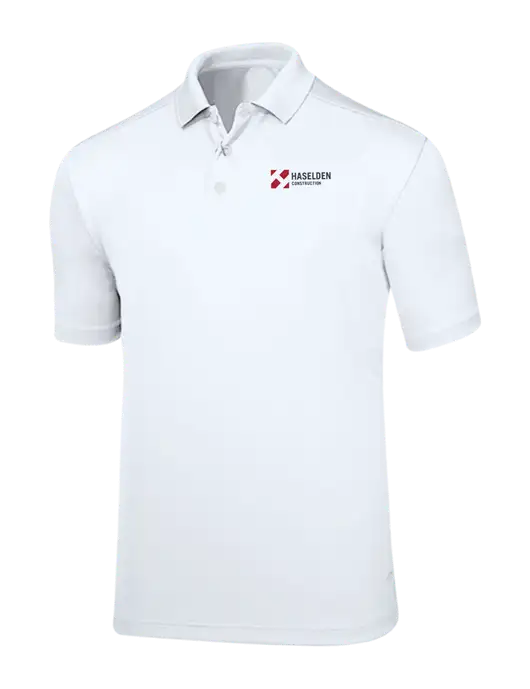 Callaway Core Bright White Performance Polo w/Haselden Construction Logo