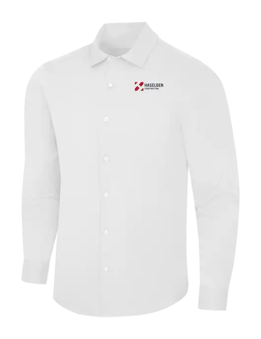 White City Stretch Shirt w/Haselden Construction Logo