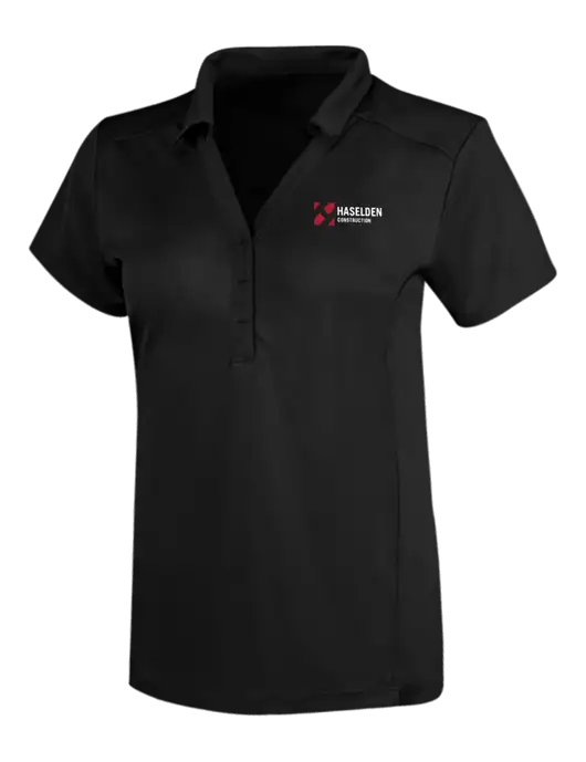 OGIO Blacktop Womens Framework Polo w/Haselden Construction Logo