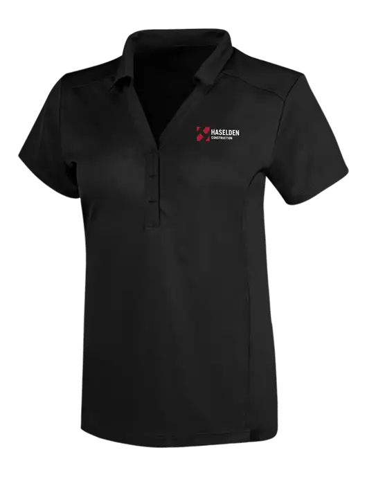 OGIO Blacktop Womens Framework Polo w/Haselden Construction Logo