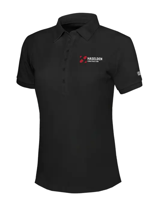 OGIO Womens Blacktop Jewel Polo w/Haselden Construction Logo