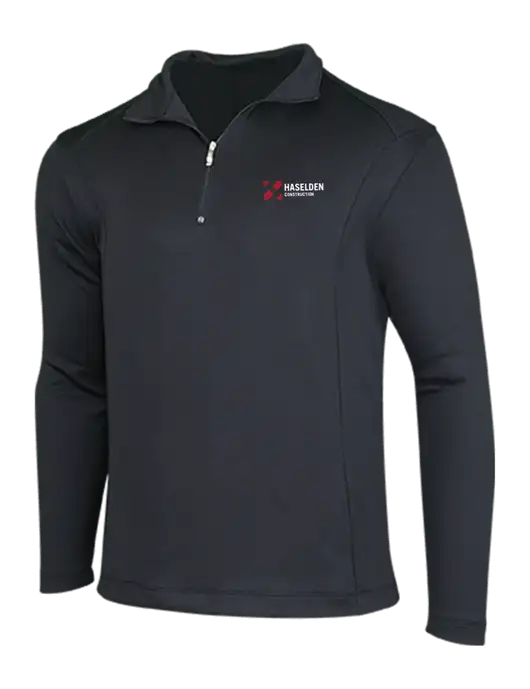 NIKE Black Sport Cover-Up w/Haselden Construction Logo