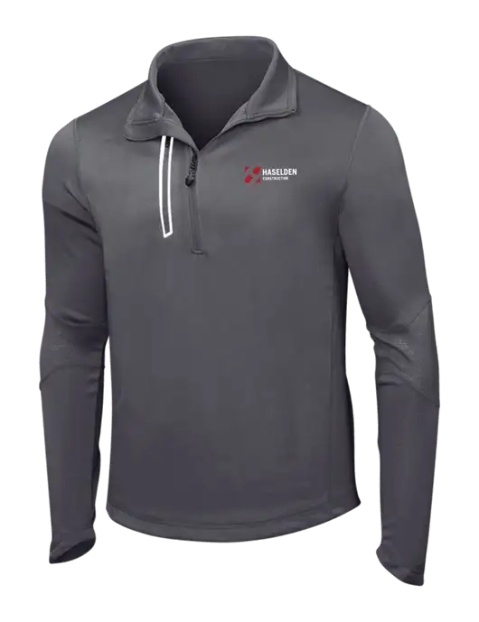OGIO Gear Grey Endurance Fulcrum 1/4 Zip w/Haselden Construction Logo