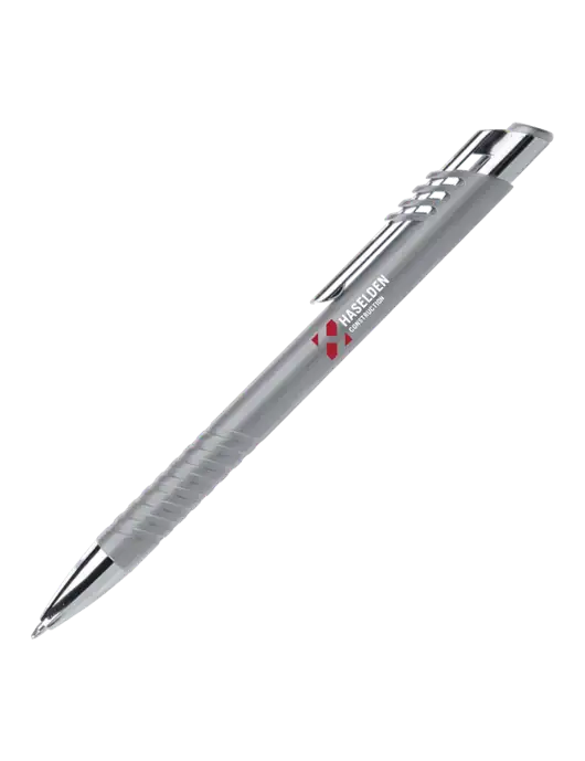 Schirhart Grey Pen - Black Ink w/Haselden Construction Logo