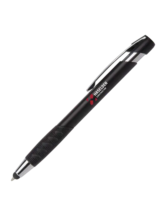 Alize Black Stylus Black Ink Pen w/Haselden Construction Logo