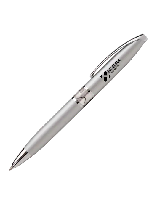 Illusion Silver Pen - Black Ink w/Haselden Construction Logo