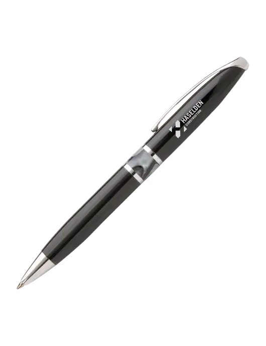 Illusion Black Pen - Black Ink w/Haselden Construction Logo
