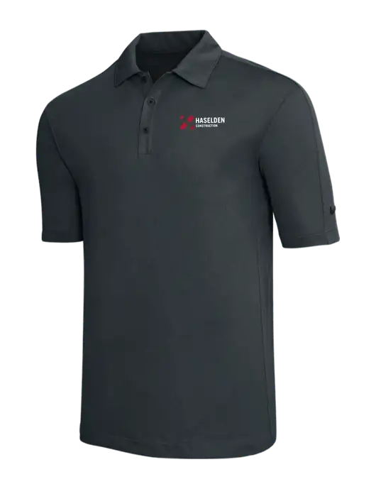 Nike Dark Grey Tech Sport Dri-FIT Polo w/Haselden Construction Logo