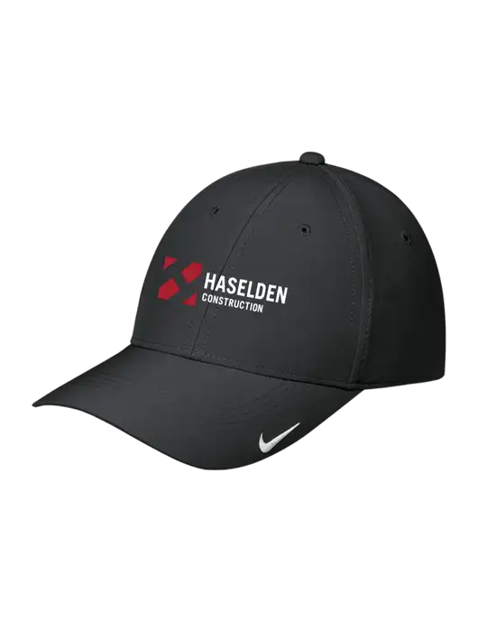 Nike Black Dri-FIT Legacy Cap w/Haselden Construction Logo