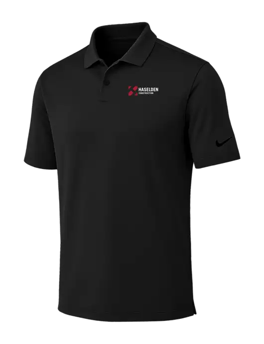 Nike Black Dri-FIT Vapor Polo w/Haselden Construction Logo