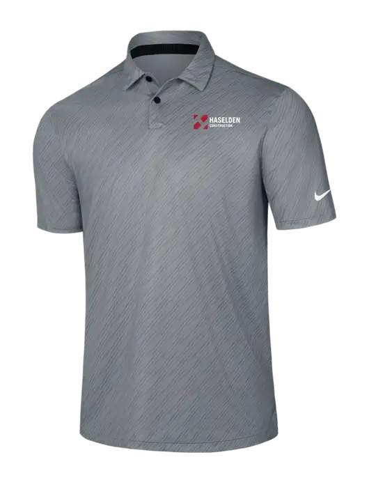 Nike Medium Grey Vapor Dash Polo w/Haselden Construction Logo