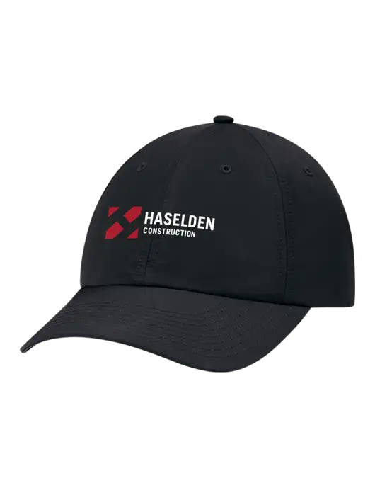 Richardson Relaxed Performance Lite Black Cap w/Haselden Construction Logo