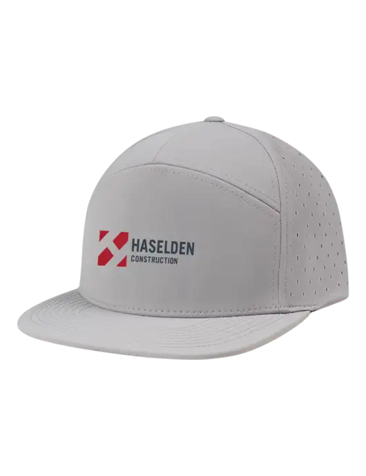 Richardson Light Grey Cannon Cap w/Haselden Construction Logo
