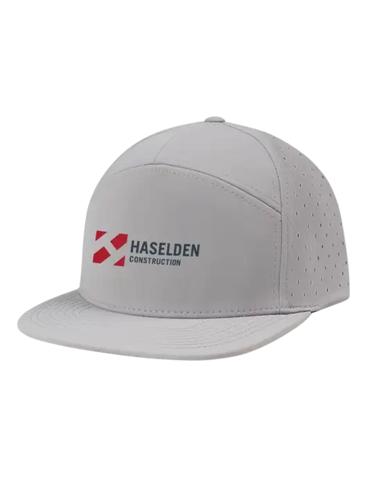 Richardson Light Grey Cannon Cap w/Haselden Construction Logo