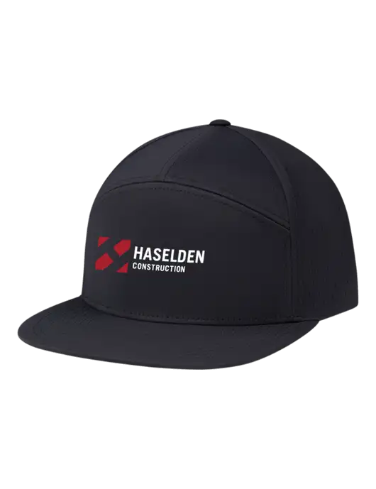 Richardson Black Cannon Cap w/Haselden Construction Logo