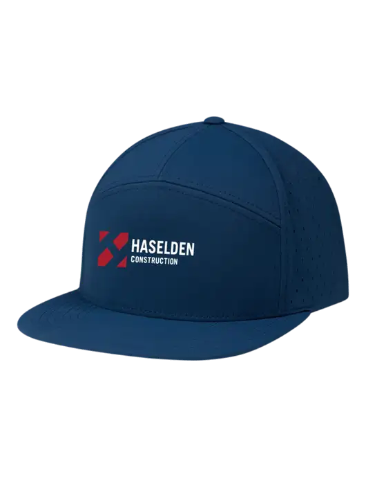 Richardson Light Navy Cannon Cap w/Haselden Construction Logo