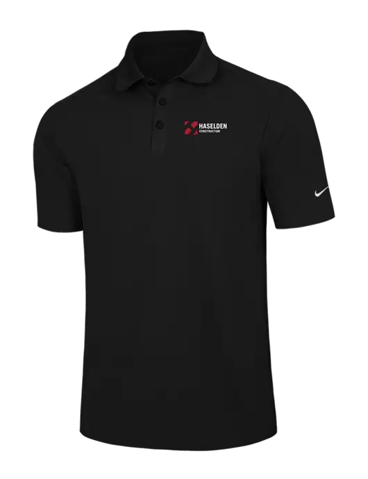 Nike Black Dri-FIT Classic Polo w/Haselden Construction Logo
