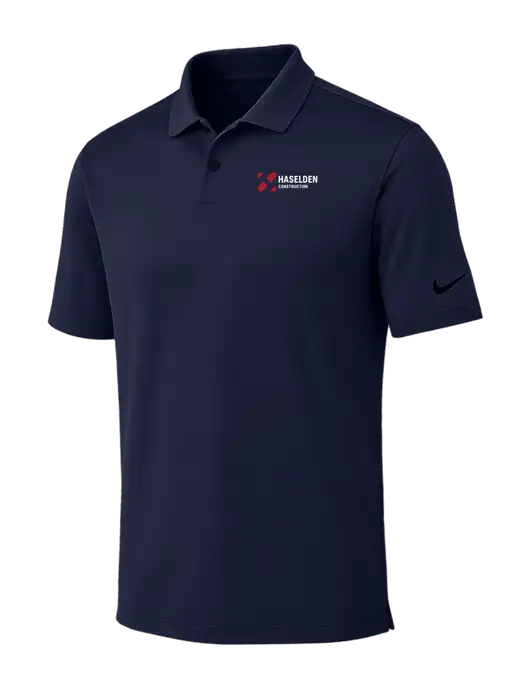Nike Dark Navy Dri-FIT Vapor Polo w/Haselden Construction Logo