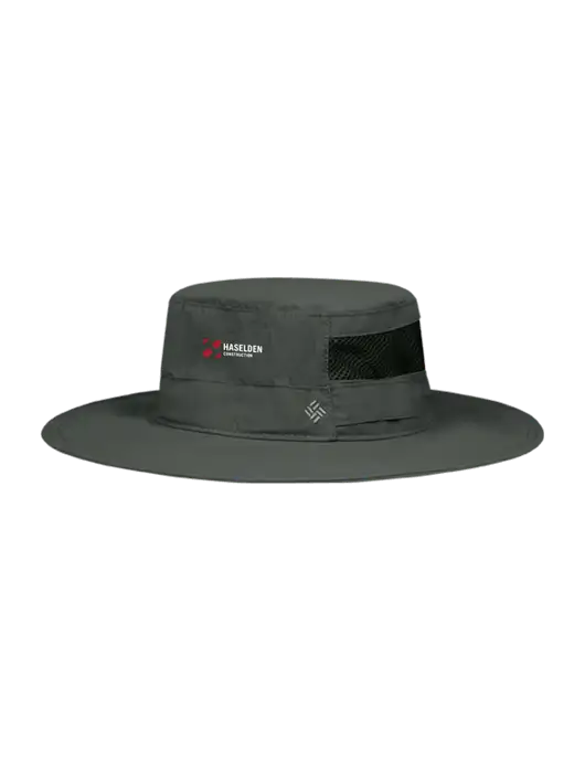 Columbia Dark Grey Bora Bora Booney  Hat w/Haselden Construction Logo