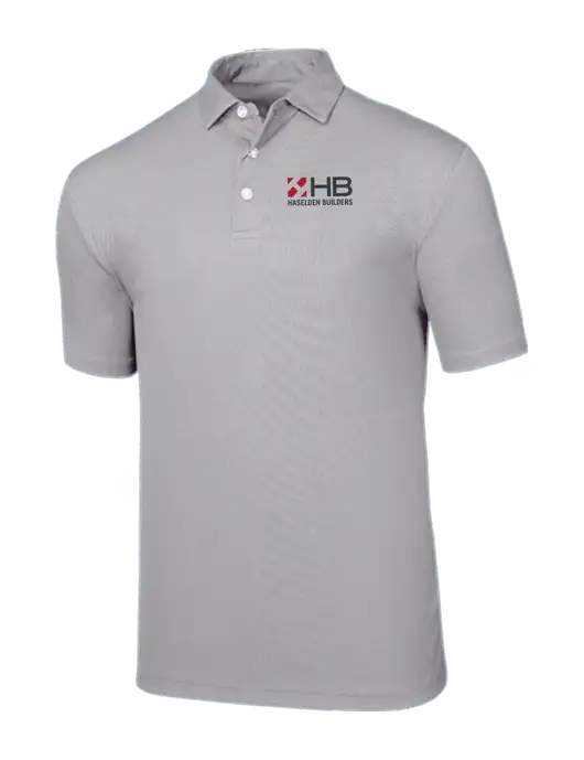 Callaway Birdseye Light Grey Polo w/Haselden Builders Logo