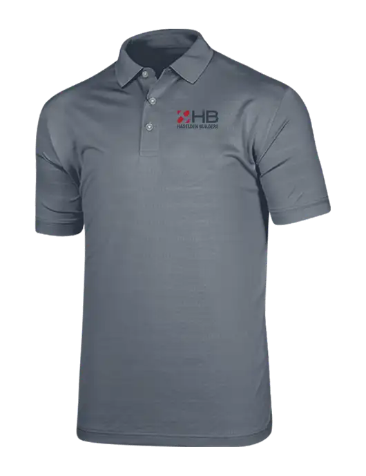 Callaway Vibrant Light Grey Ventilated Polo w/Haselden Builders Logo