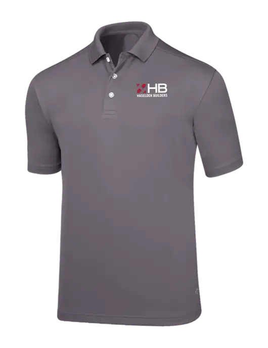 Callaway Core Medium Grey Performance Polo w/Haselden Builders Logo