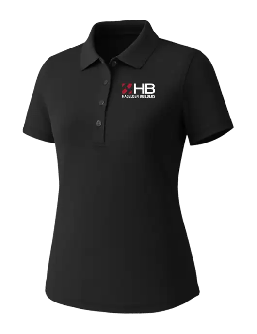 Callaway Womens Core Black Performance Polo w/Haselden Builders Logo