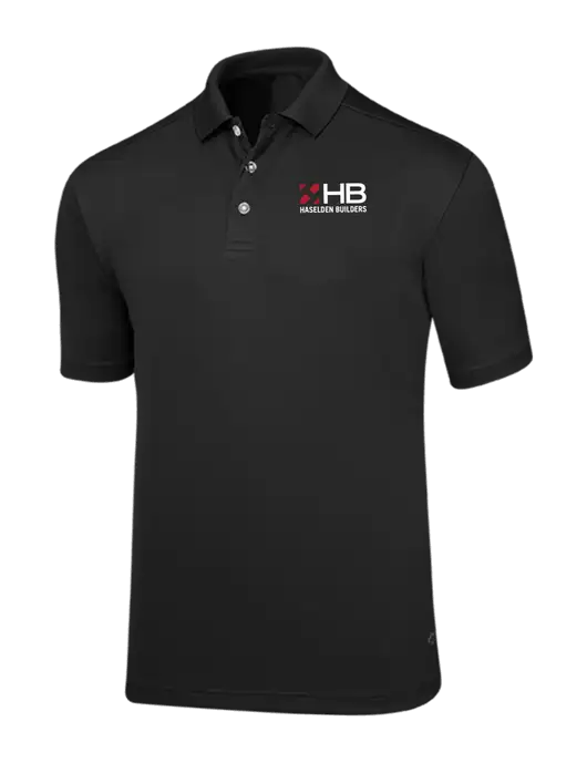 Callaway Core Black Performance Polo w/Haselden Builders Logo