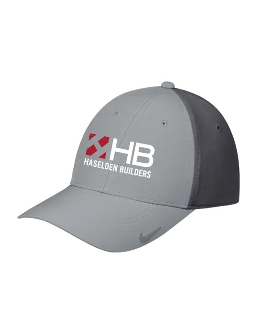 Nike Light Grey/Dark Grey Dri-FIT Legacy Cap w/Haselden Builders Logo