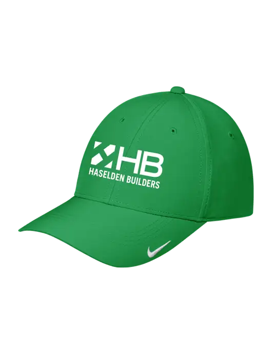 Nike Kelly Green Dri-FIT Legacy Cap w/Haselden Builders Logo