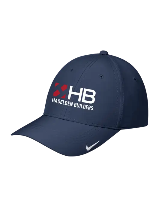 Nike Navy Dri-FIT Legacy Cap w/Haselden Builders Logo