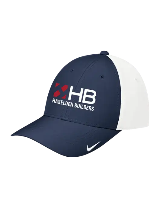 Nike Navy/White Dri-FIT Legacy Cap w/Haselden Builders Logo