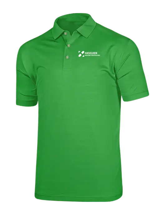 Callaway Vibrant Kelly Green Ventilated Polo w/Haselden Montana Constructors Logo
