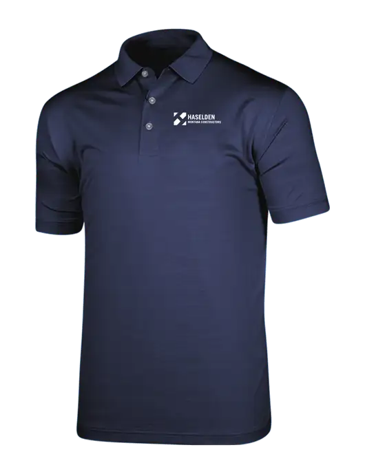 Callaway Vibrant Navy Ventilated Polo w/Haselden Montana Constructors Logo