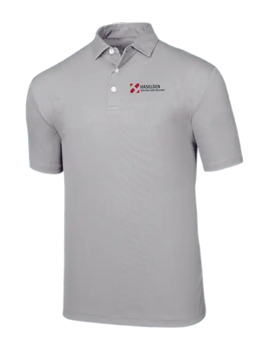 Callaway Birdseye Light Grey Polo w/Haselden Montana Constructors Logo
