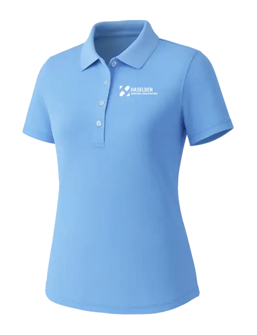Callaway Womens Core Light Blue Performance Polo w/Haselden Montana Constructors Logo