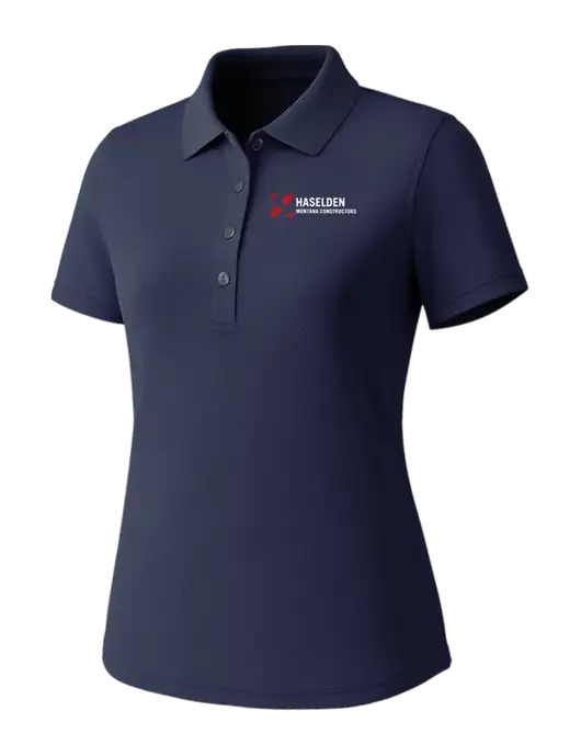 Callaway Womens Core Navy Performance Polo w/Haselden Montana Constructors Logo