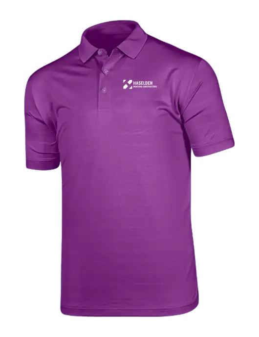 Callaway Vibrant Purple Ventilated Polo w/Haselden Montana Constructors Logo