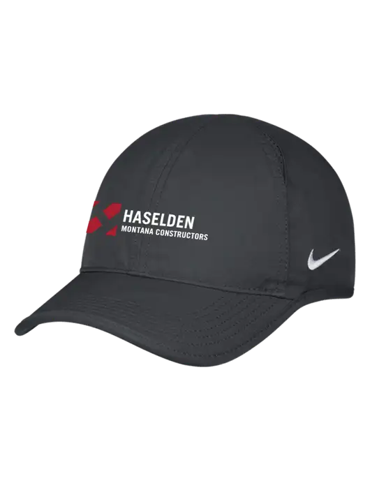 Nike Charcoal Featherlight Cap w/Haselden Montana Constructors Logo