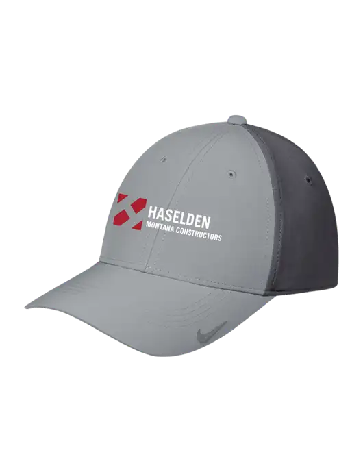 Nike Light Grey/Dark Grey Dri-FIT Legacy Cap w/Haselden Montana Constructors Logo