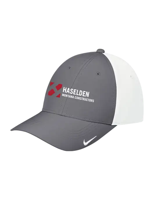 Nike Dark Grey/White Dri-FIT Legacy Cap w/Haselden Montana Constructors Logo