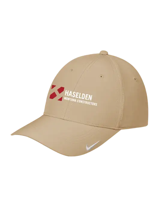 Nike Tan Dri-FIT Legacy Cap w/Haselden Montana Constructors Logo