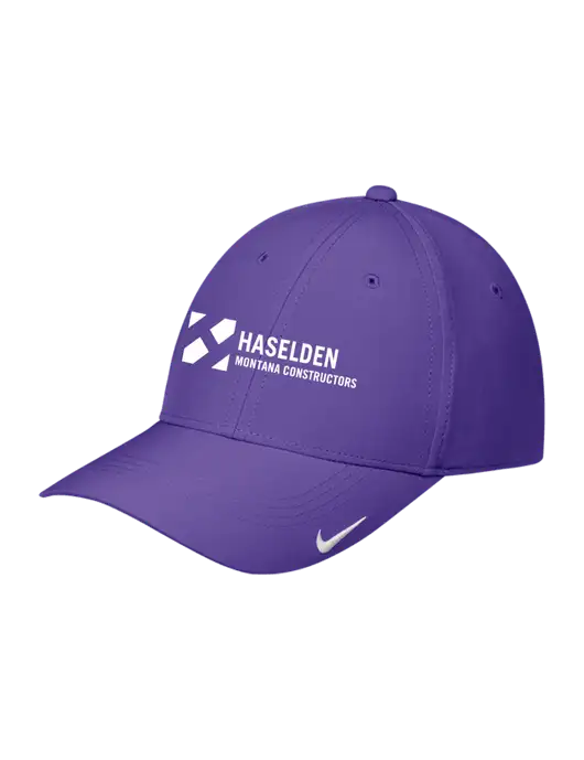 Nike Purple Dri-FIT Legacy Cap w/Haselden Montana Constructors Logo