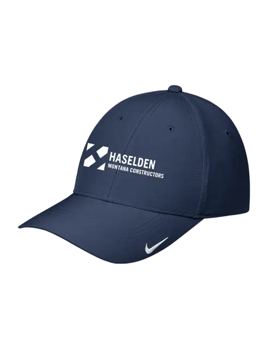 Nike Navy Dri-FIT Legacy Cap w/Haselden Montana Constructors Logo