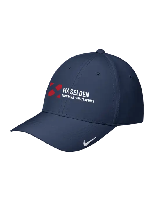 Nike Navy Dri-FIT Legacy Cap w/Haselden Montana Constructors Logo