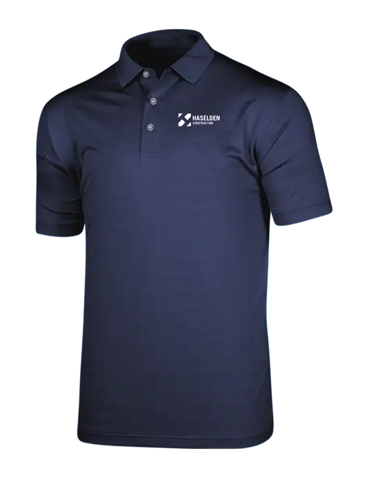 Callaway Vibrant Navy Ventilated Polo w/Haselden Construction Logo