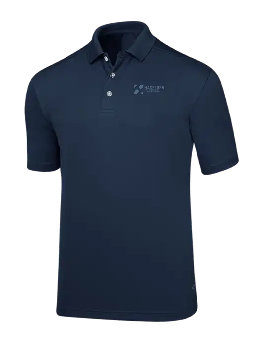 Callaway Core Navy Performance Polo w/Haselden Construction Logo