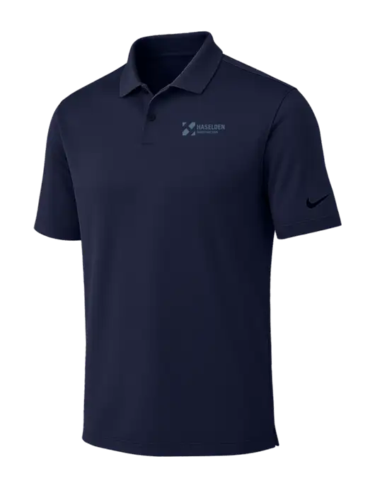Nike Dark Navy Dri-FIT Vapor Polo w/Haselden Construction Logo
