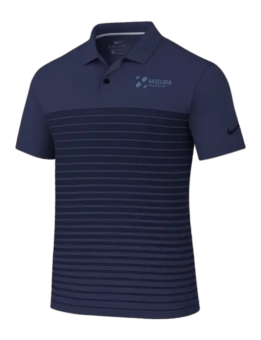 Nike Navy Dri-FIT Vapor Block Polo w/Haselden Construction Logo
